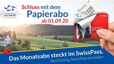 Bild zu Schluss mit dem Papierabo, das Monatsabo steckt im Swisspass